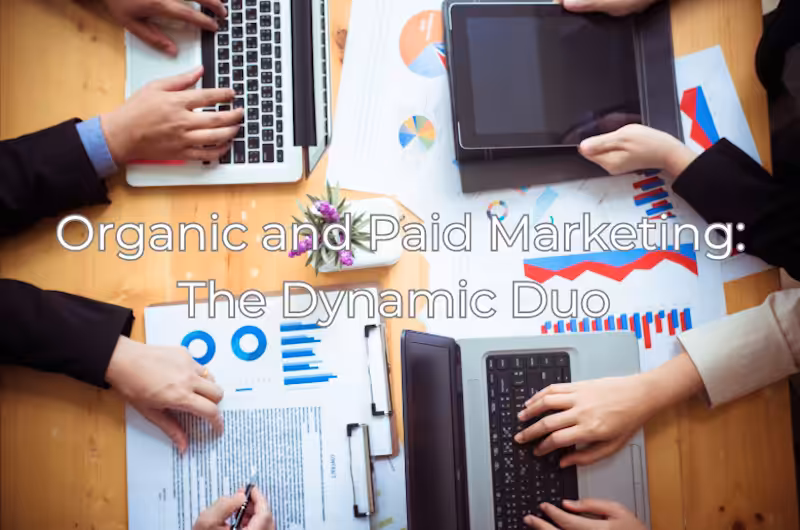 a group of marketers unlocking the paid and organic marketing dynamic duo