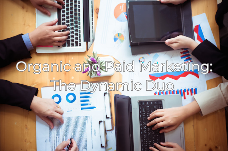 a group of marketers unlocking the paid and organic marketing dynamic duo