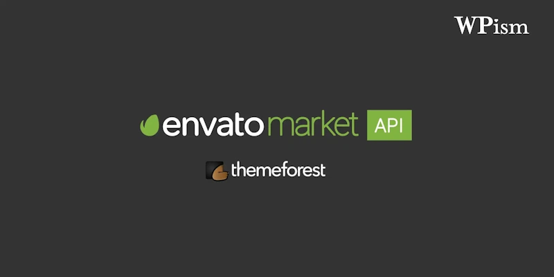 Logo and text of Envato Market’s ThemeForest WordPress Theme